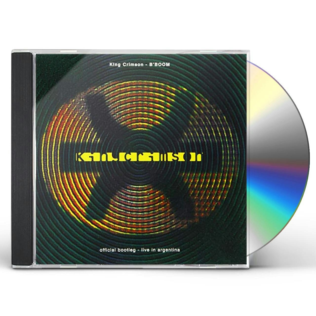 King Crimson B'BOOM: OFFICIAL BOOTLEG LIVE IN AR CD