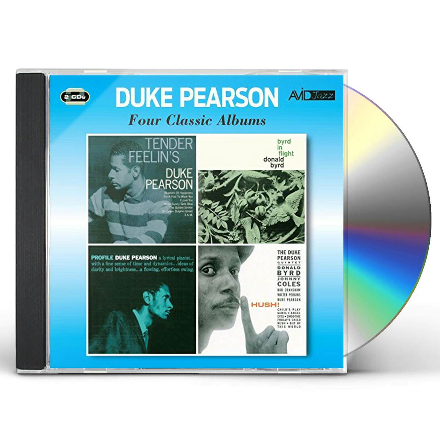 Duke Pearson TENDER FEELIN'S / BYRD IN FLIGHT / PROFILE / HUSH CD