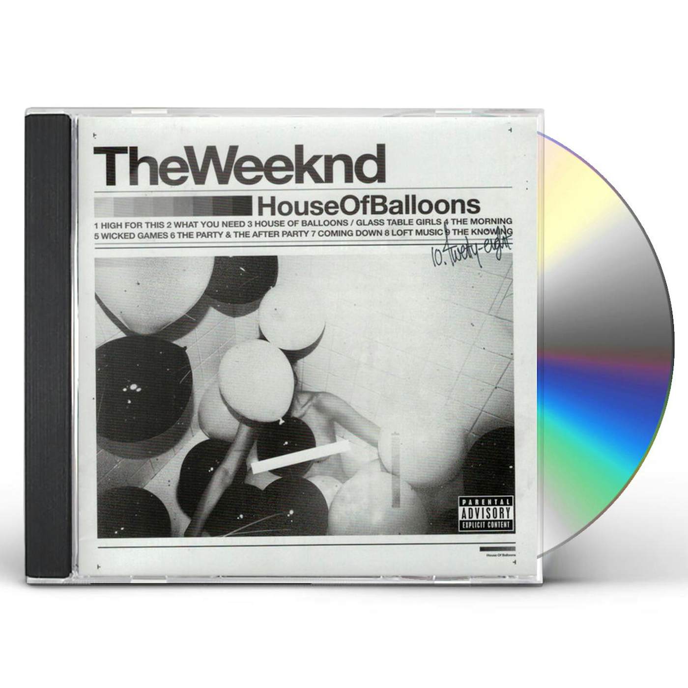 The Weeknd HOUSE OF BALLOONS CD