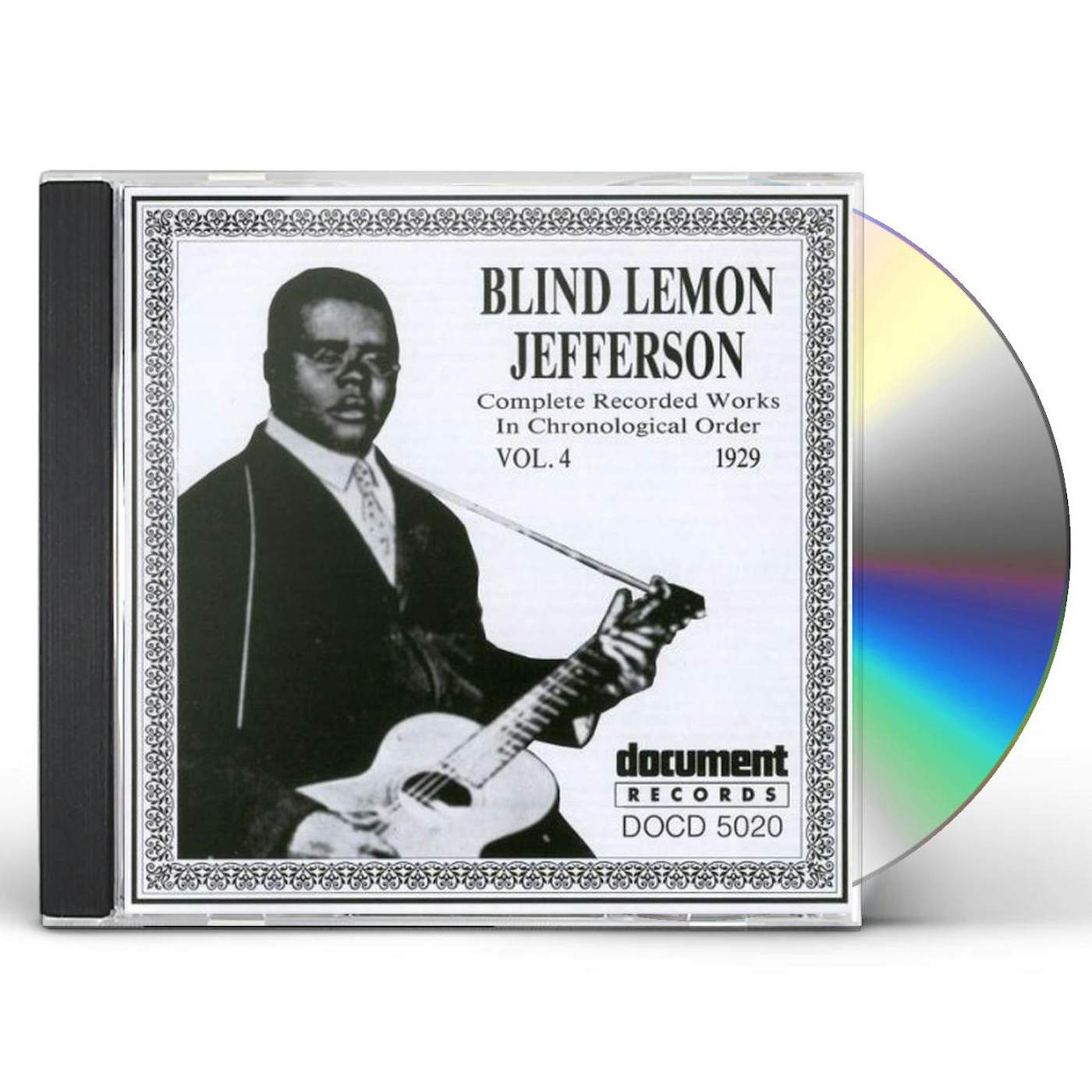 Blind Lemon Jefferson COMPLETE RECORDINGS 1925-1929 VOL. 4 (1929) CD