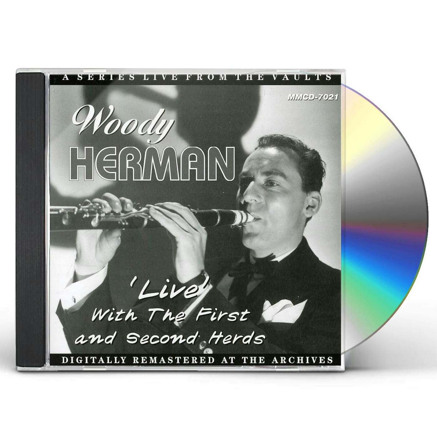 Woody Herman LIVE WITH THE FIRST & SECOND HERDS CD