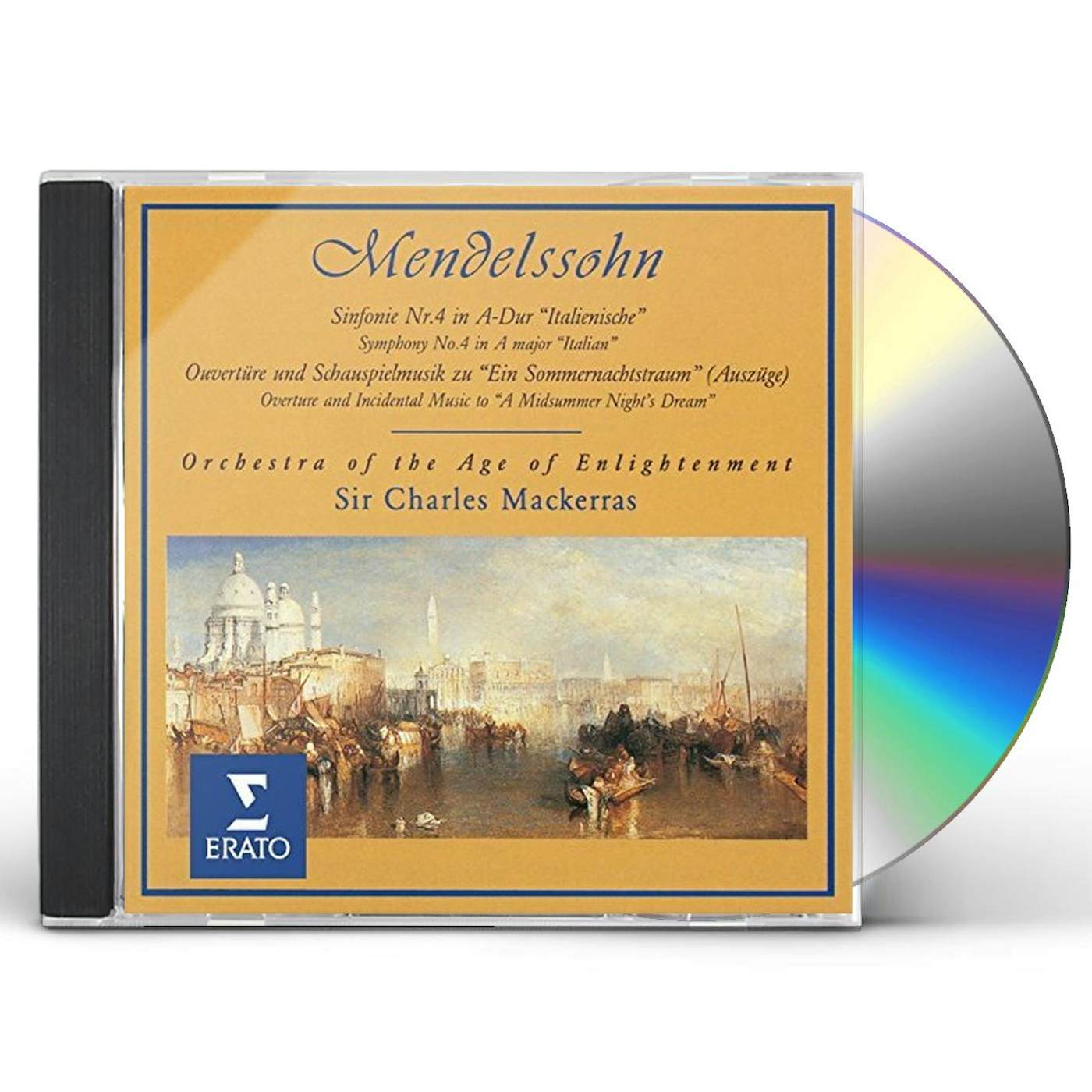 Charles Mackerras MENDELSSOHN: SYNFONIE NR.4 IN A-DUR CD