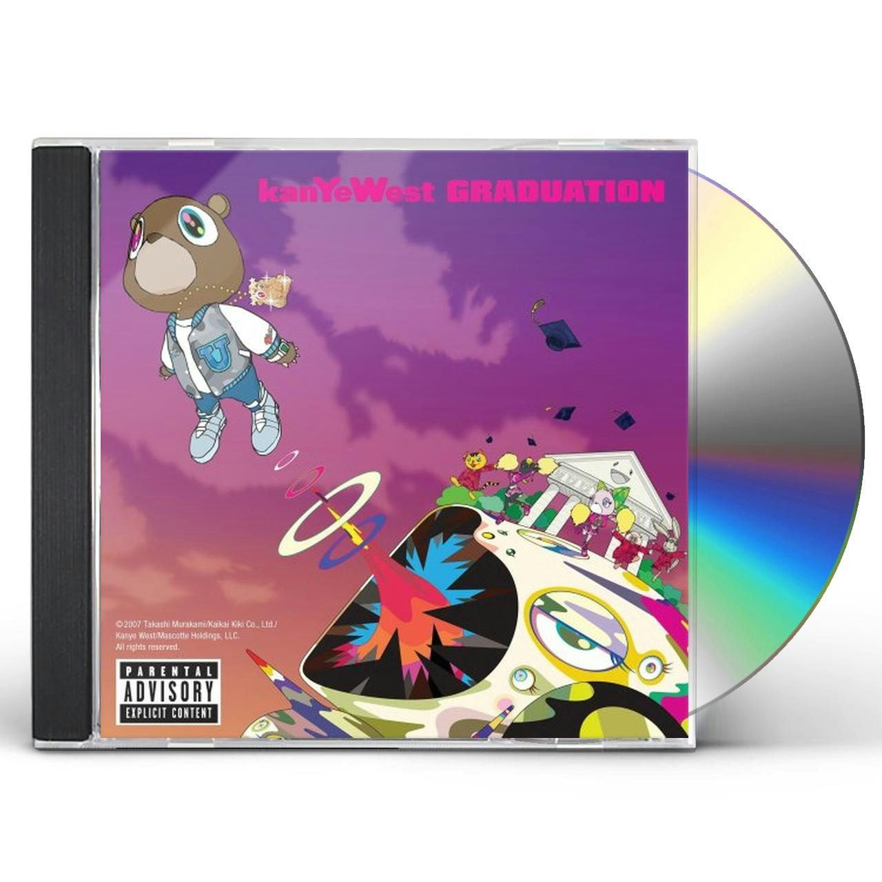 Kanye West Graduation Album Famous RapperMen's T-shirt Size S-2XL