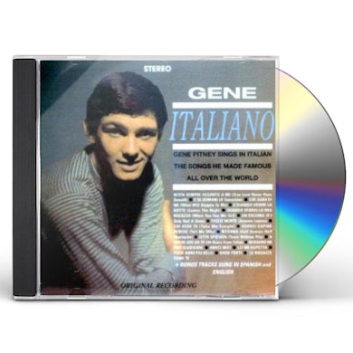 Gene Pitney GENE ITALIANO: 28 CUTS CD