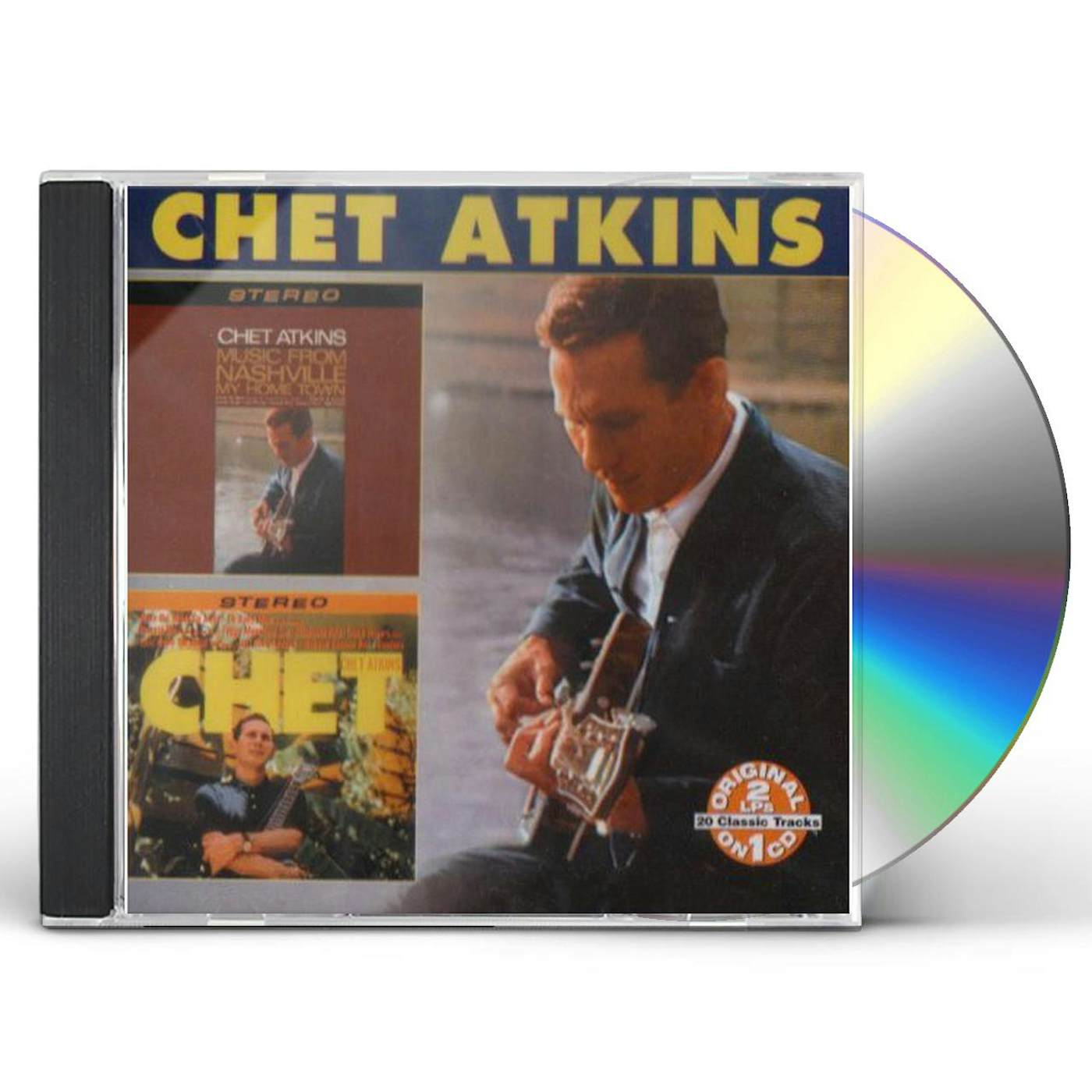 Chet Atkins MUSIC FROM NASHVILLE / MY HOMETOWN CD