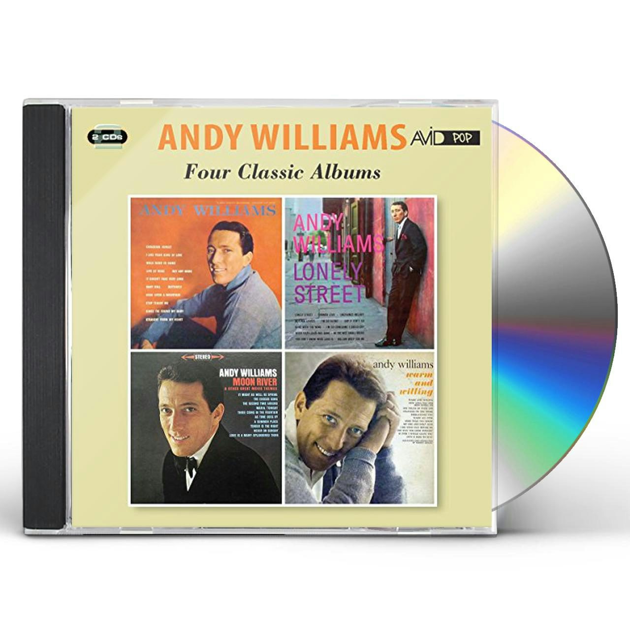 Andy Williams LONLEY STREET / MOON RIVER CD