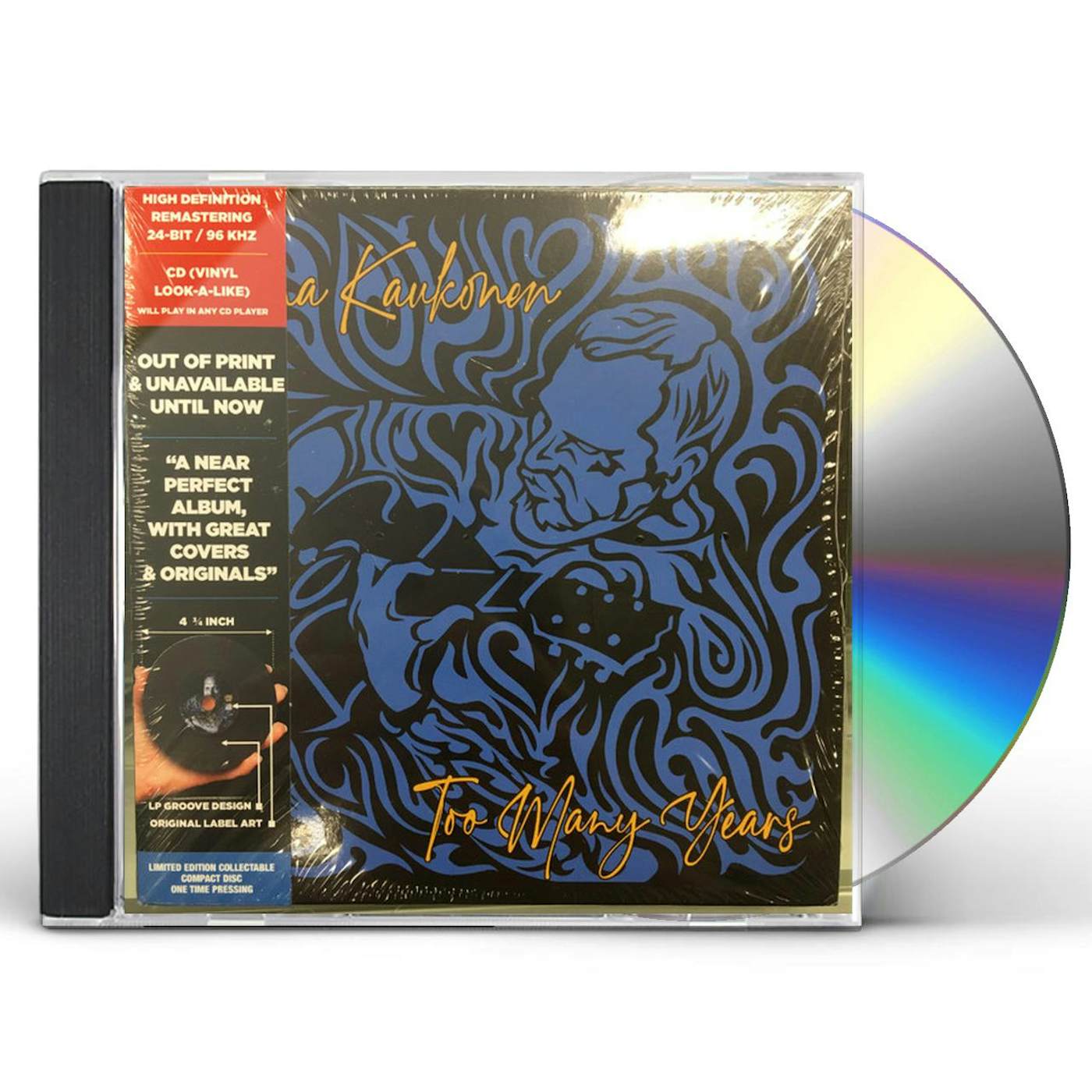 Jorma Kaukonen TOO MANY YEARS (RSD) CD