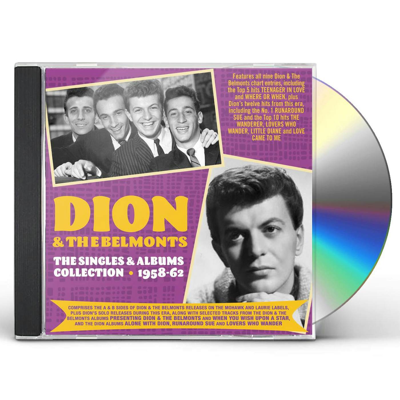 Dion & The Belmonts SINGLES & ALBUMS COLLECTION 1957-62 CD