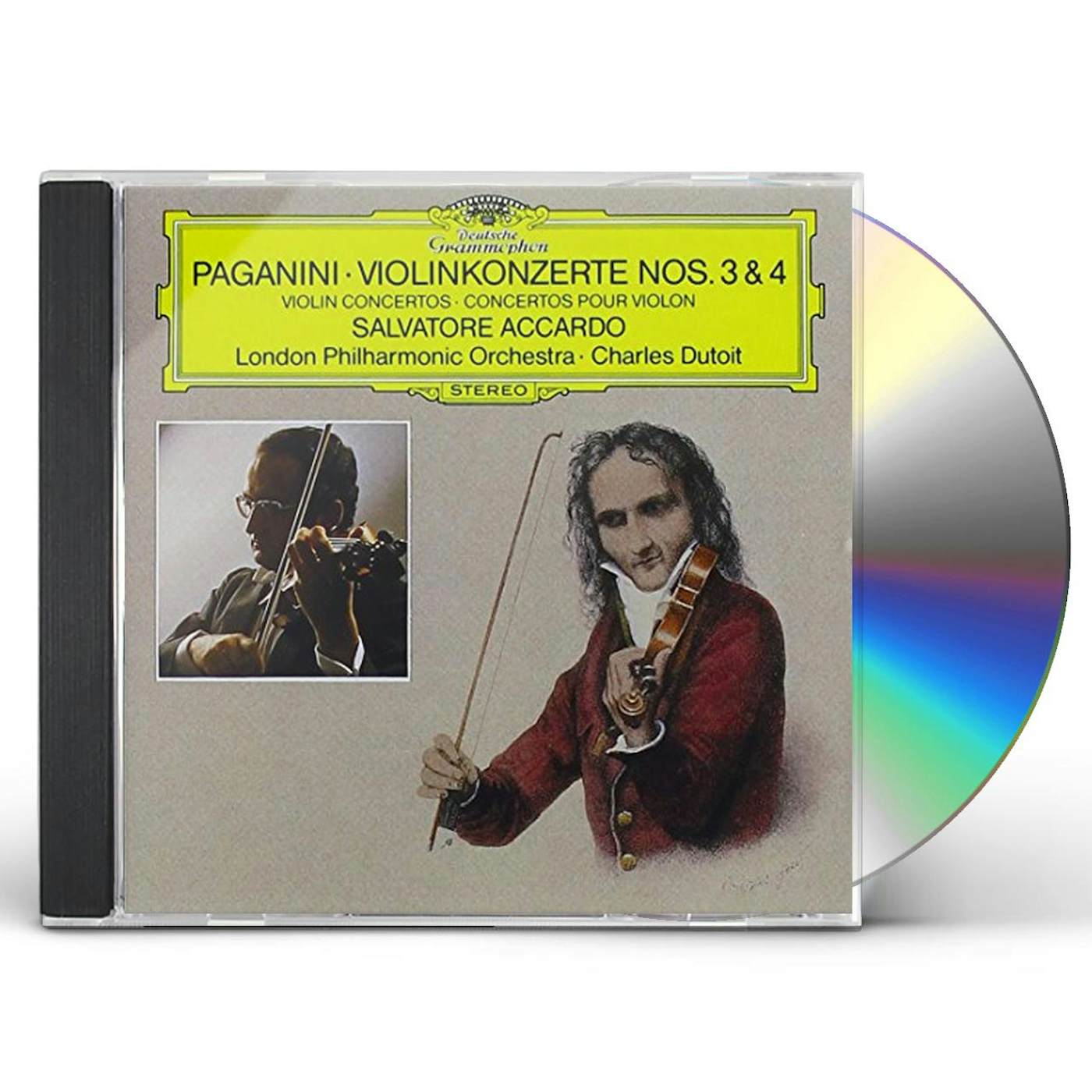 Salvatore Accardo PAGANINI: VIOLIN CONCERTOS NOS.3 & 4 CD