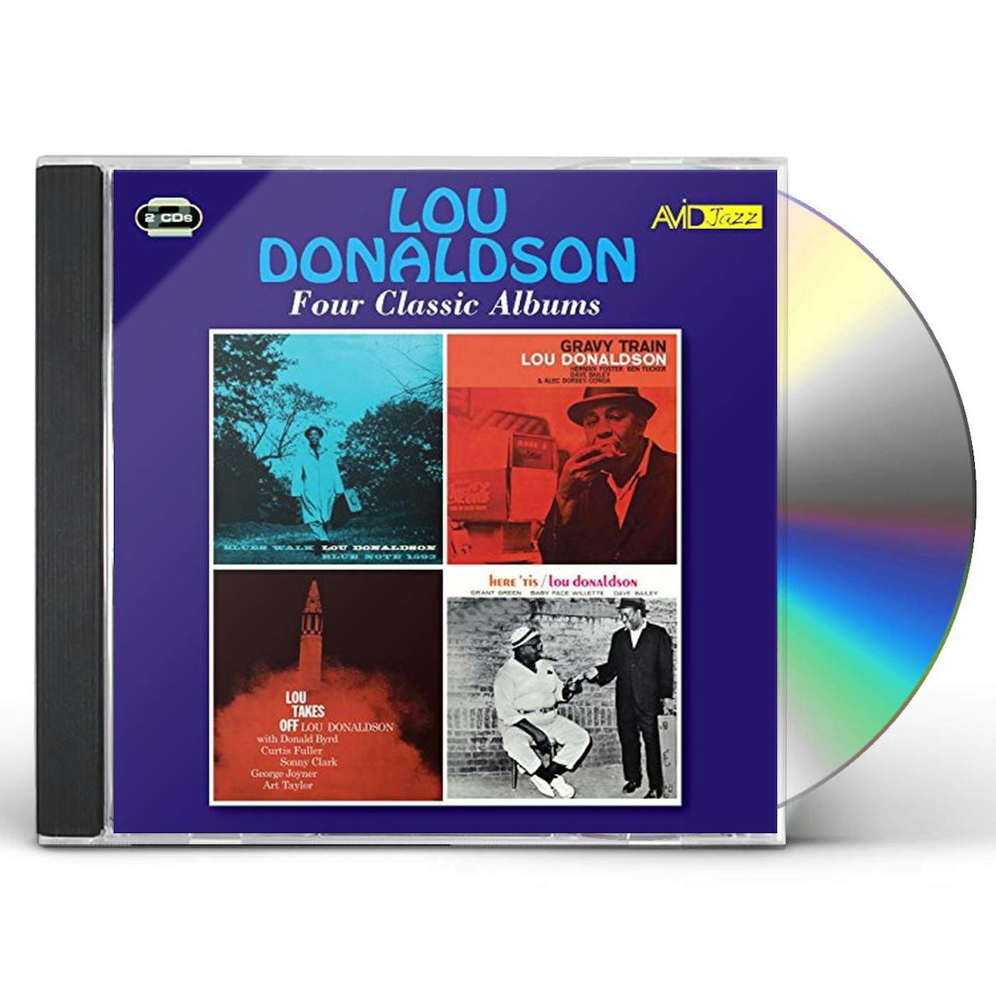 Lou Donaldson BLUES WALK / GRAVY TRAIN / LOU TAKES OFF CD
