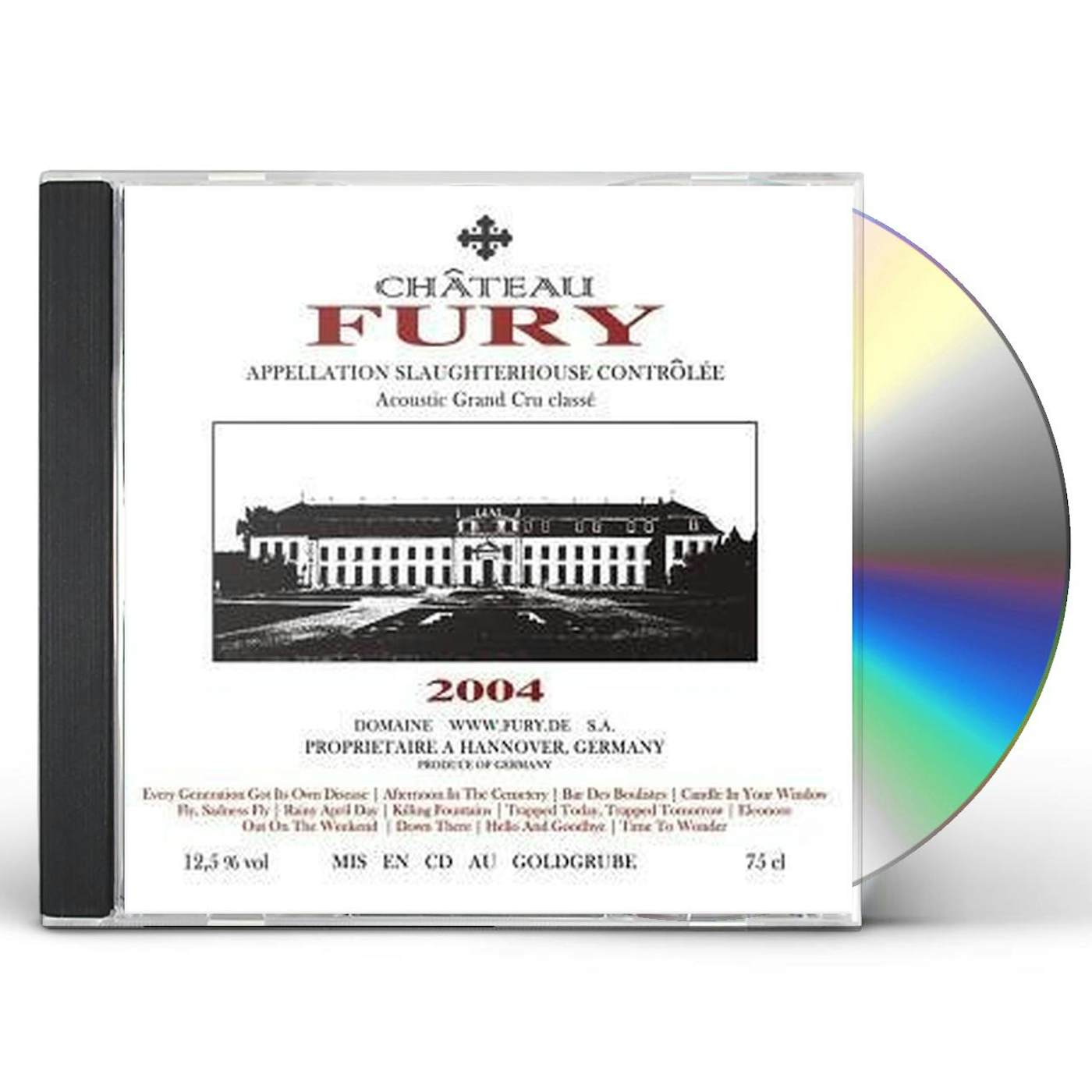 Fury In The Slaughterhouse ACOUSTIC GRAND CRU CLASSE CD