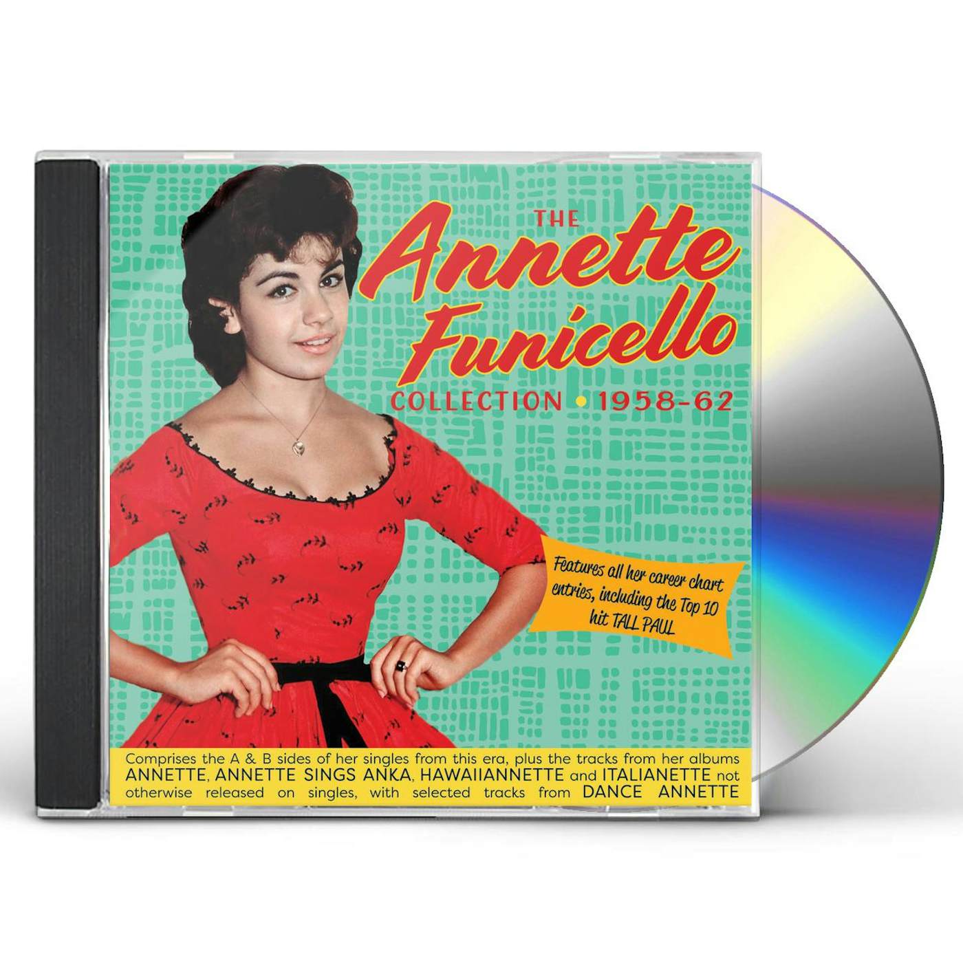 Annette Funicello SINGLES & ALBUMS COLLECTION 1958-62 CD