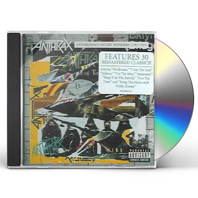 Anthrax ANTHROLOGY: NO HIT WONDERS 1985 - 1991 CD