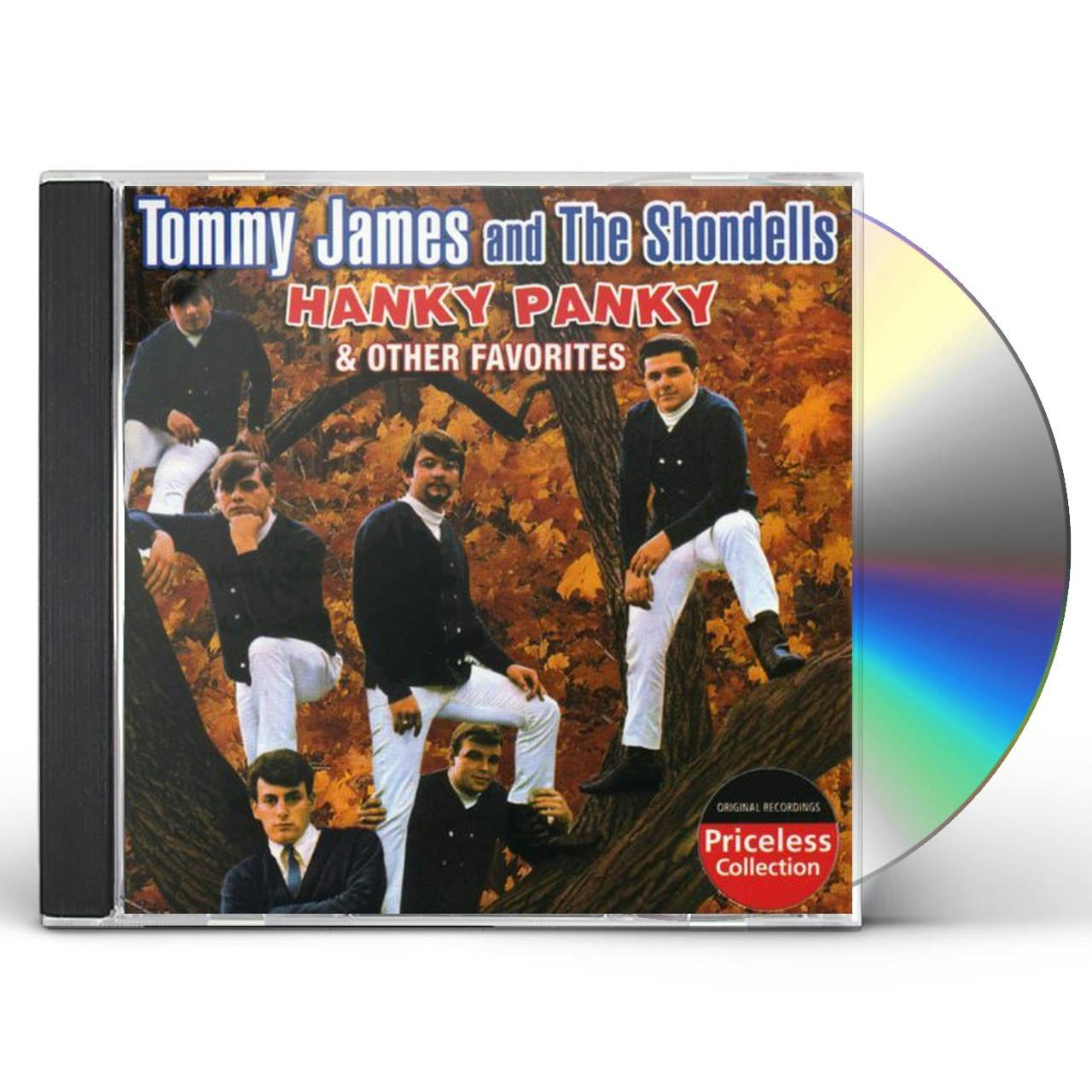 Tommy James & The Shondells HANKY PANKY & OTHER FAVORITES CD