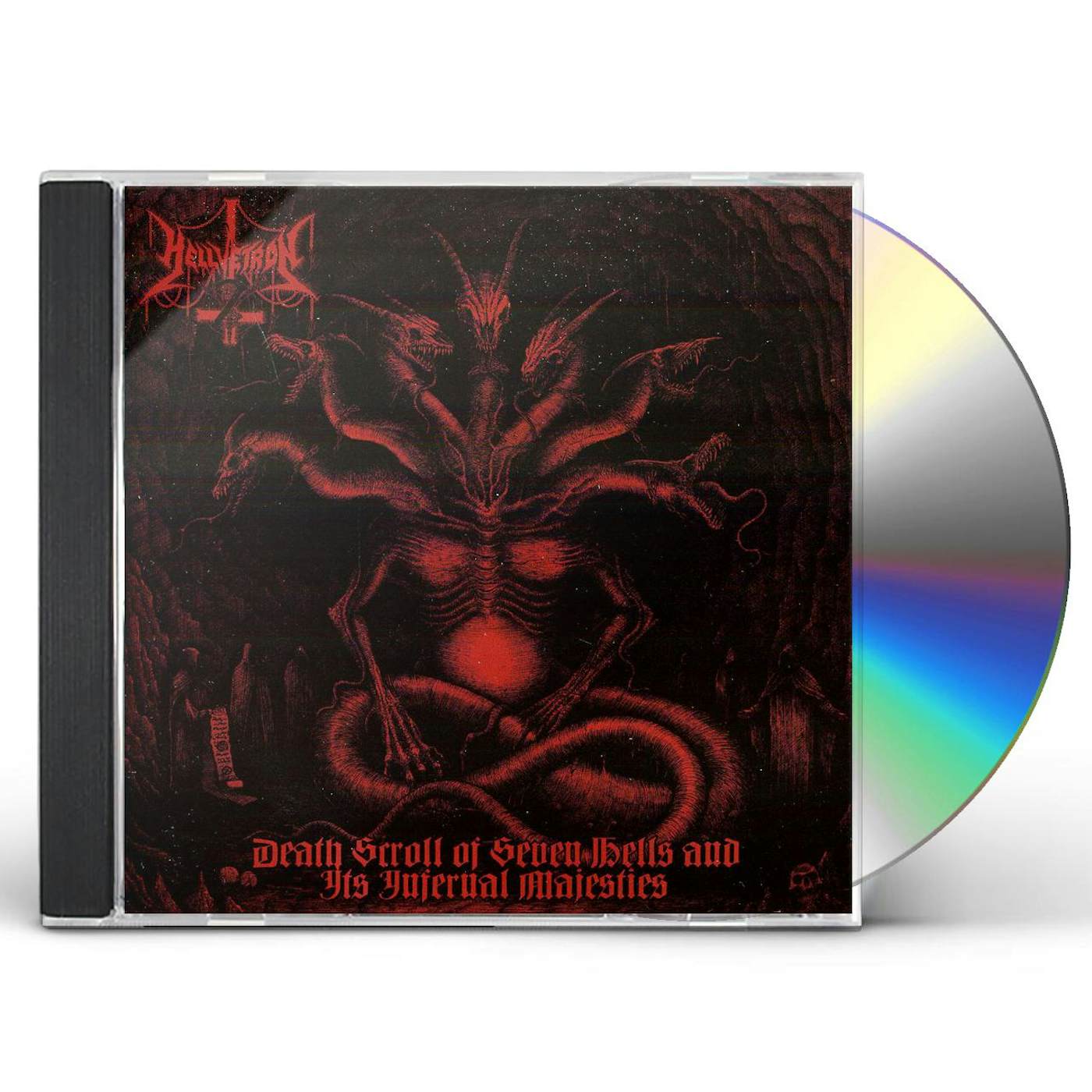 Hellvetron DEATH SCROLL OF SEVEN HELLS & IT'S INFERNAL CD