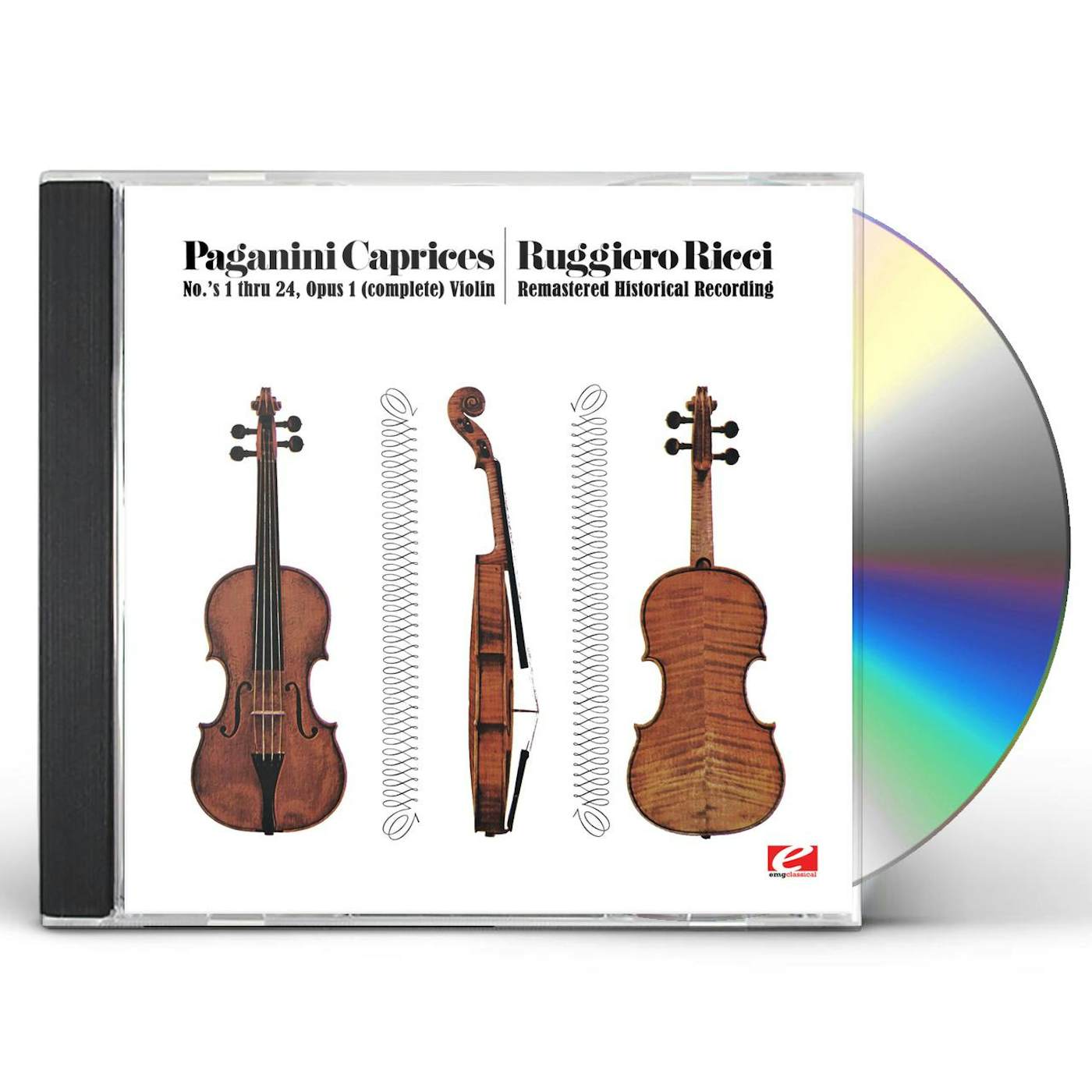 Ruggiero Ricci PAGANINI: 24 CAPRICES FOR SOLO VIOLIN, OP.1 CD
