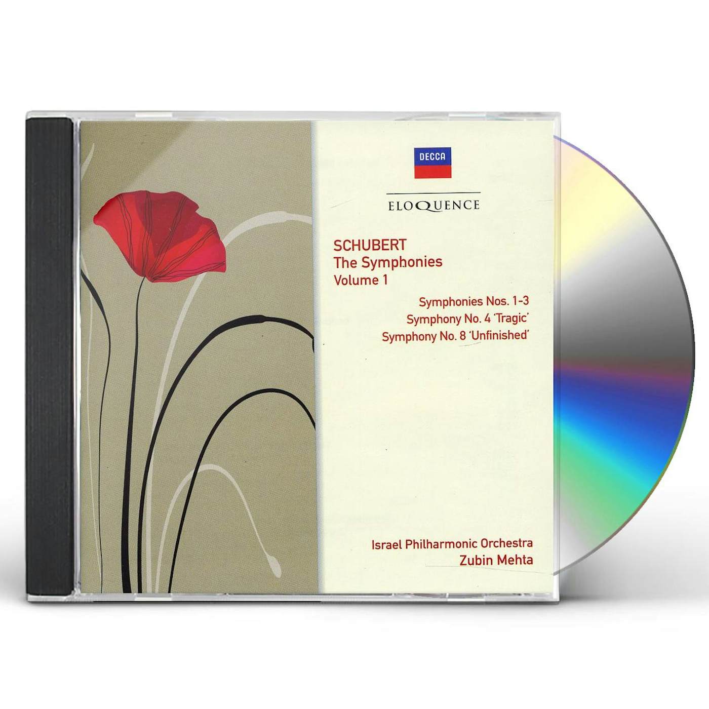 Zubin Mehta ELOQ: SCHUBERT - THE SYMPHONIES VOLUME 1 NOS 1 3 8 CD