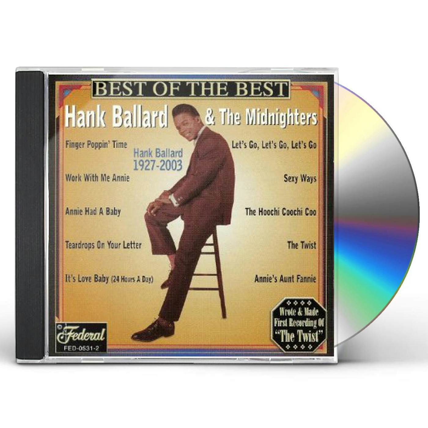 Hank Ballard BEST OF THE BEST CD