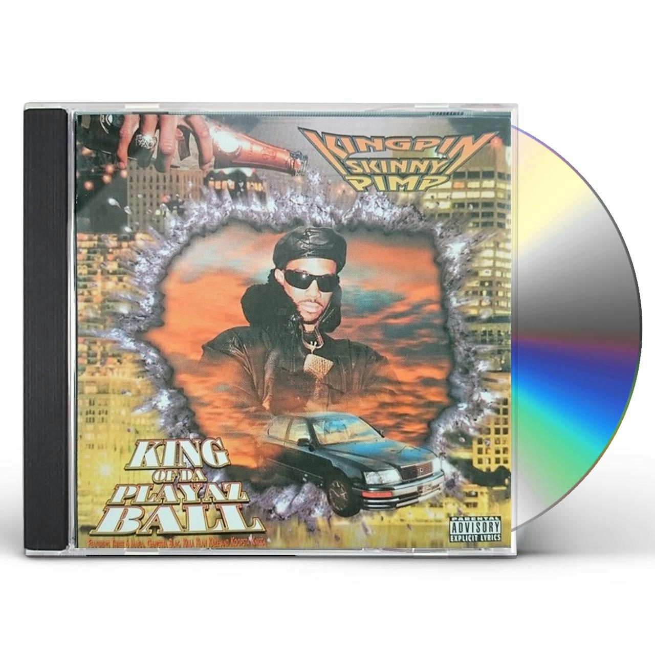 Kingpin Skinny Pimp KING OF DA PLAYAZ BALL CD $11.99$9.99