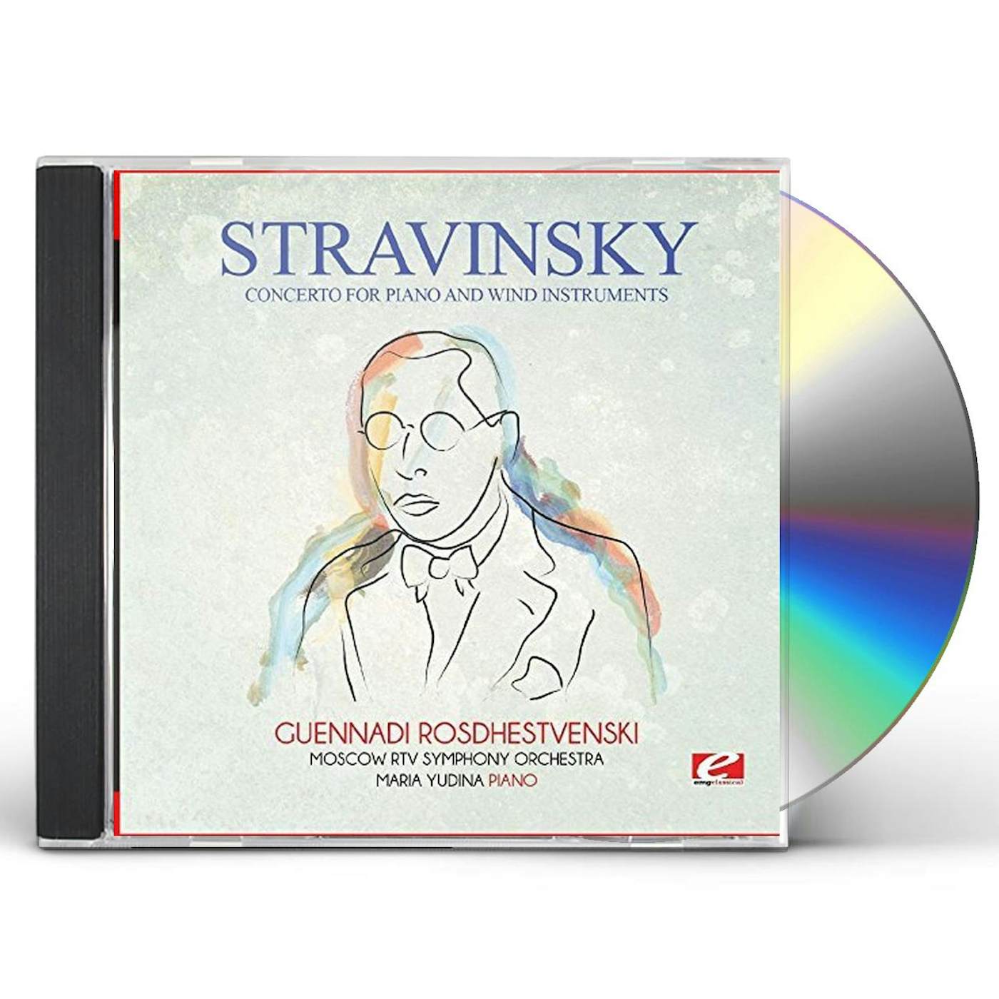 Igor Stravinsky CONCERTO FOR PIANO & WIND INSTRUMENTS CD