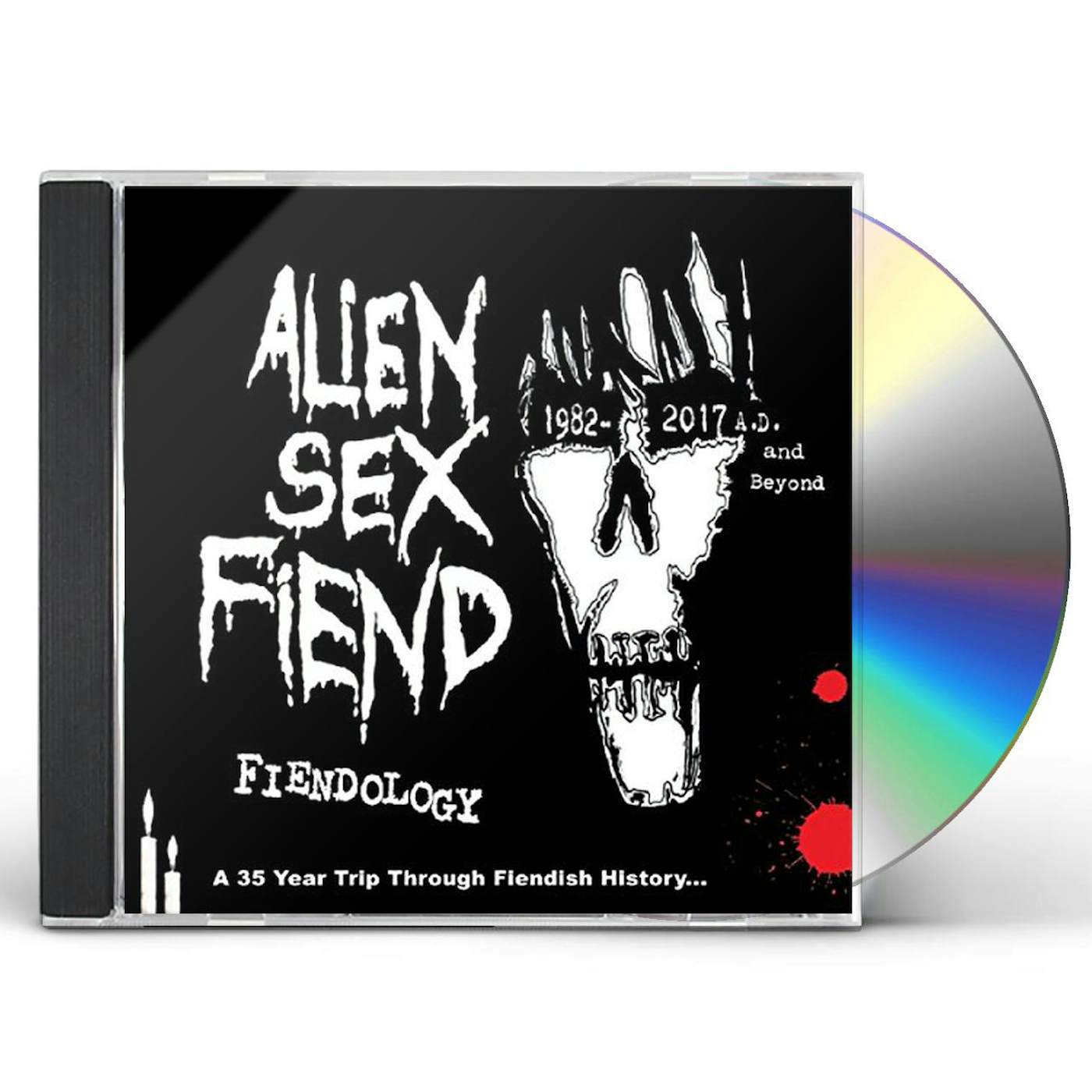 Alien Sex Fiend FIENDOLOGY: 35 YEAR TRIP THROUGH FIENDISH HISTORY CD  $27.49$24.49