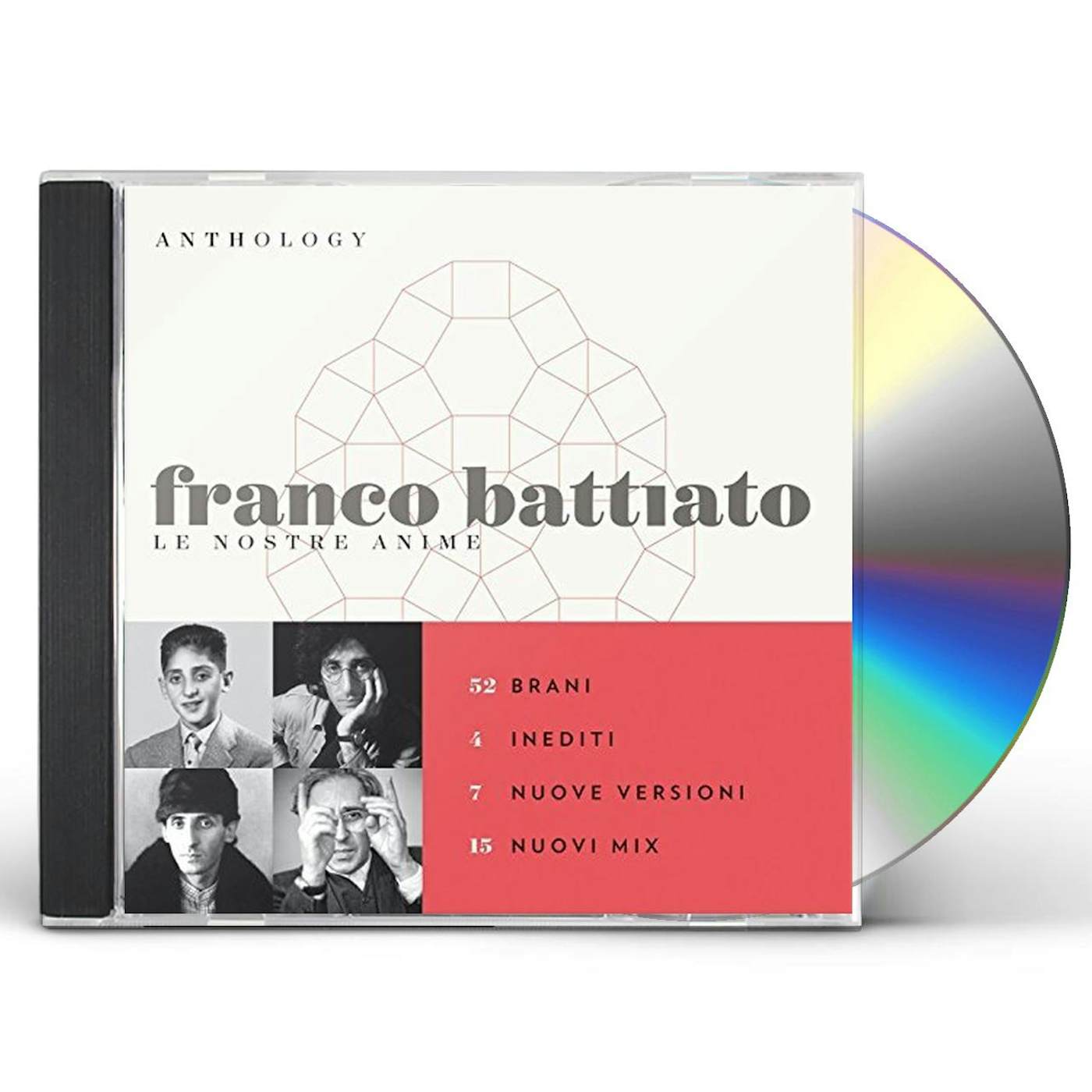 Franco Battiato LE NOSTRE ANIME: ANTHOLOGY CD