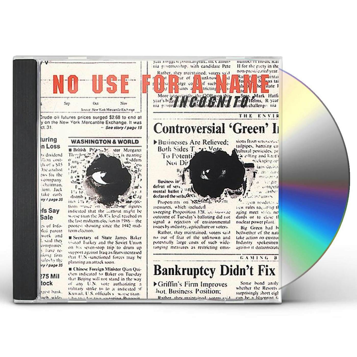 No Use For A Name INCOGNITO CD