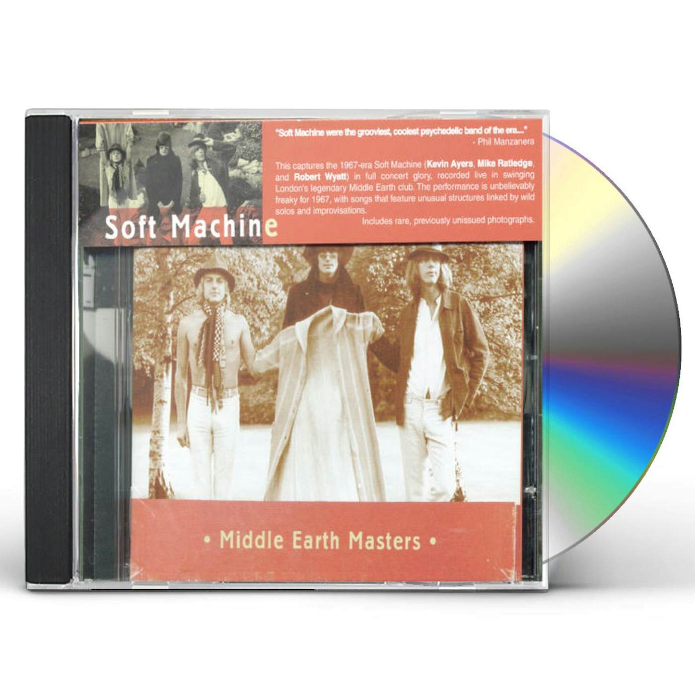 Soft Machine MIDDLE EARTH MASTERS CD