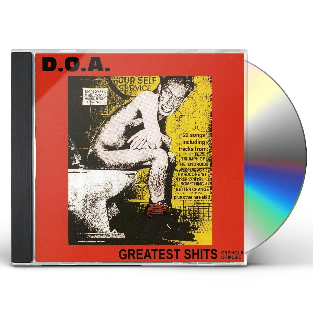 D.O.A. DOA Greatest Shits CD punk hardcore