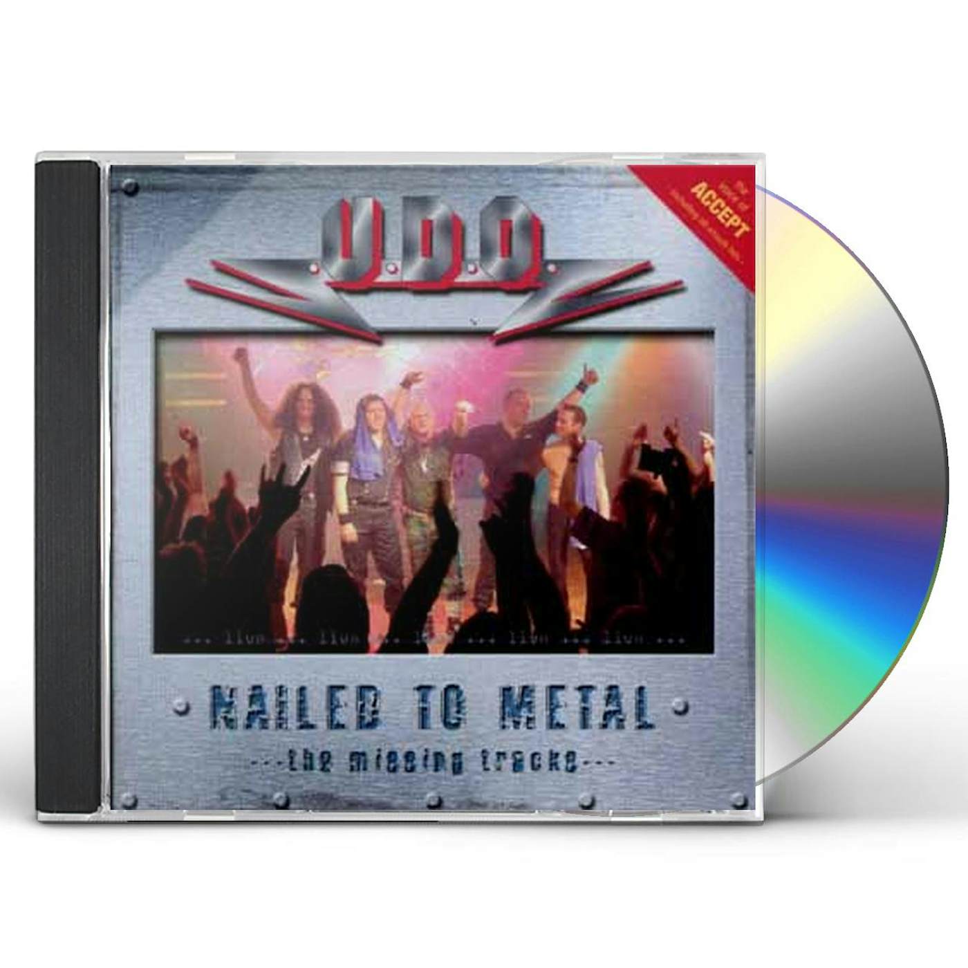 U.D.O. NAILED TO METAL CD