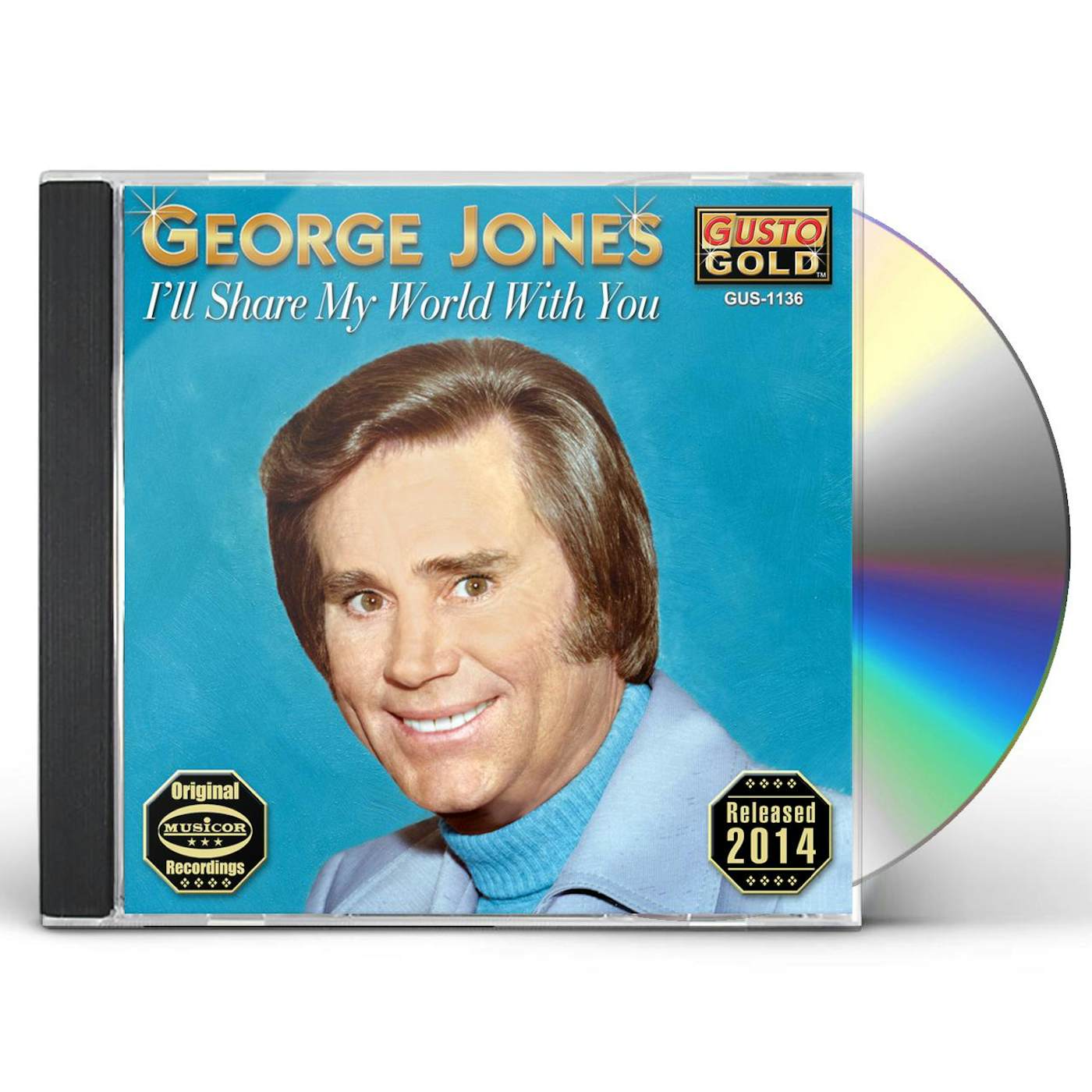 George Jones ILL SHARE MY WORLD WITH YOU CD
