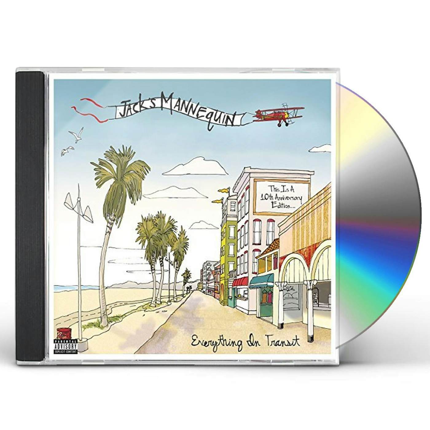 Jack's Mannequin EVERYTHING IN TRANSIT (10TH ANNIVERSARY EDITION) CD