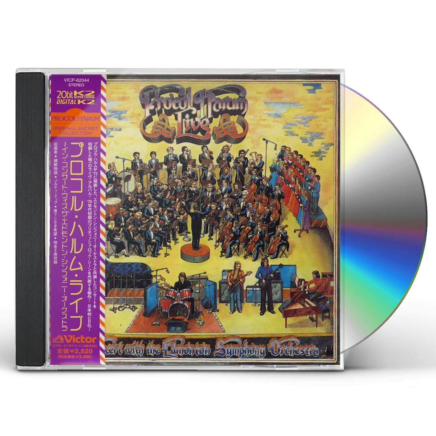 Procol Harum LIVE IN CONCERT WITH THE EDMONTON SYMPHONY ORCHEST CD