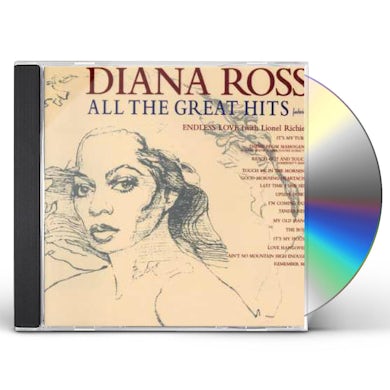Diana Ross ALL THE GREAT HITS CD