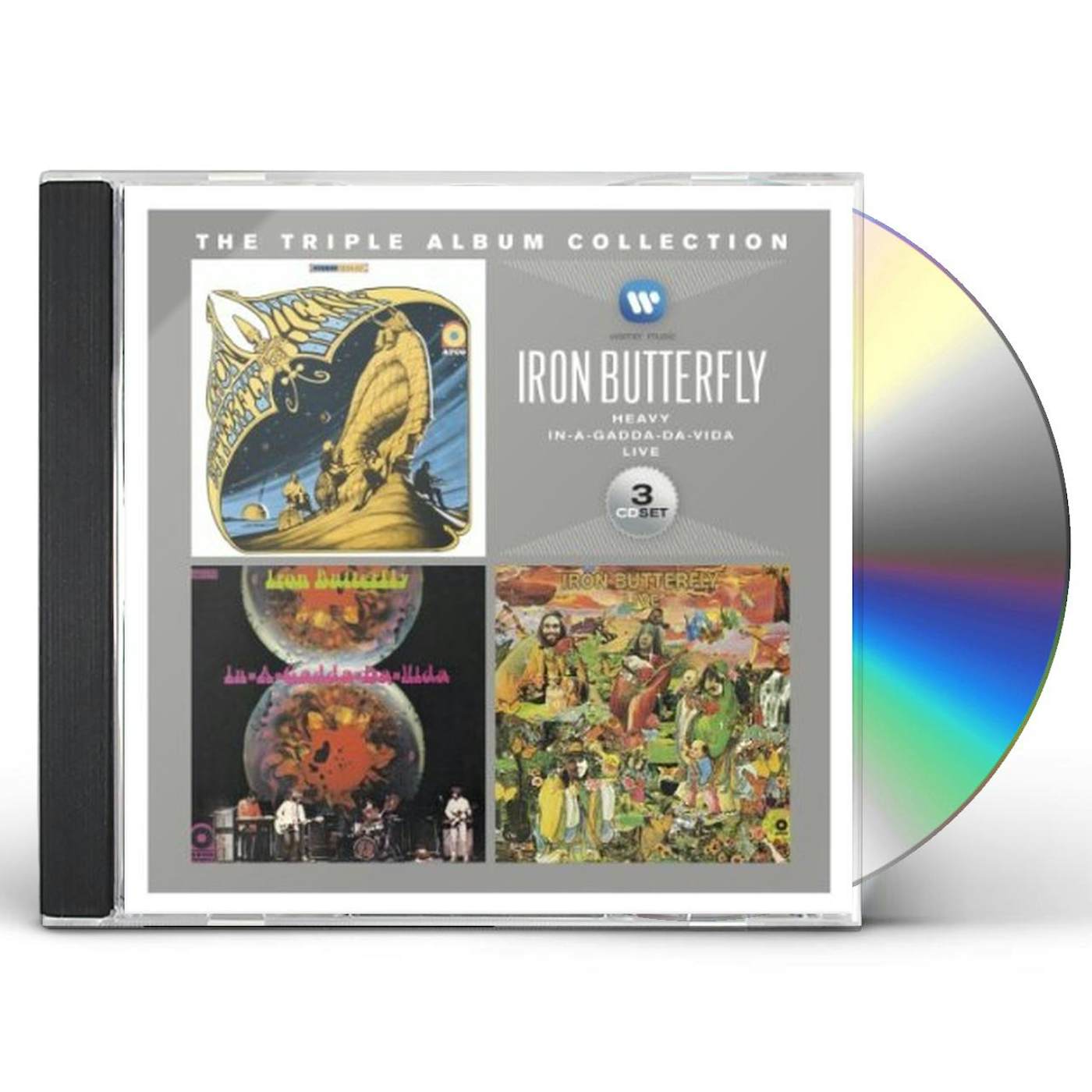 Iron Butterfly TRIPLE ALBUM COLLECTION CD
