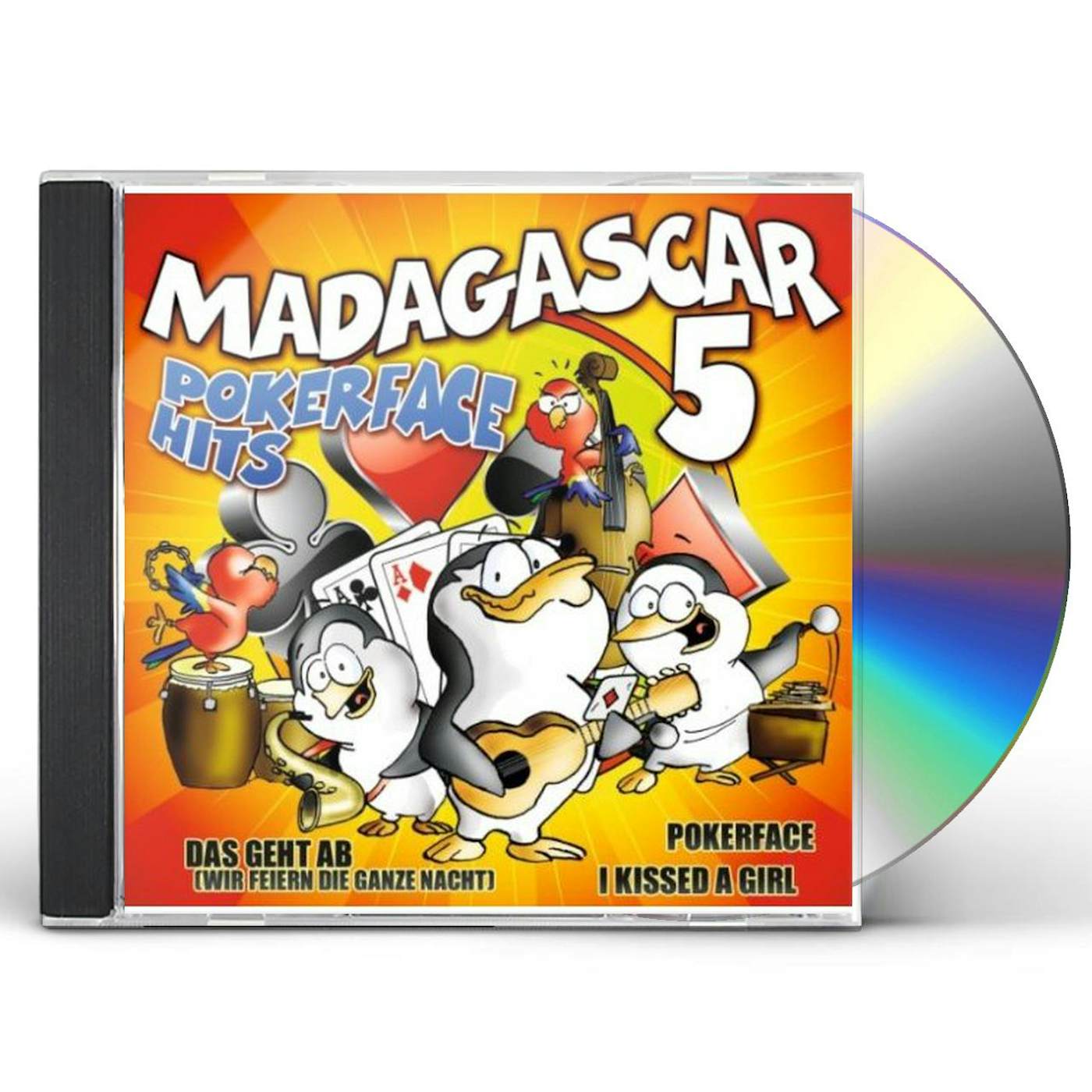 Madagascar 5 POKERFACE HITS CD