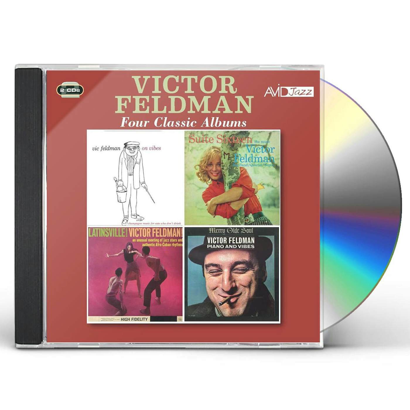 Victor Feldman ON VIBES / SUITE 16 / LATINSVILLE / MERRY OLDE SOUL (2CD) CD