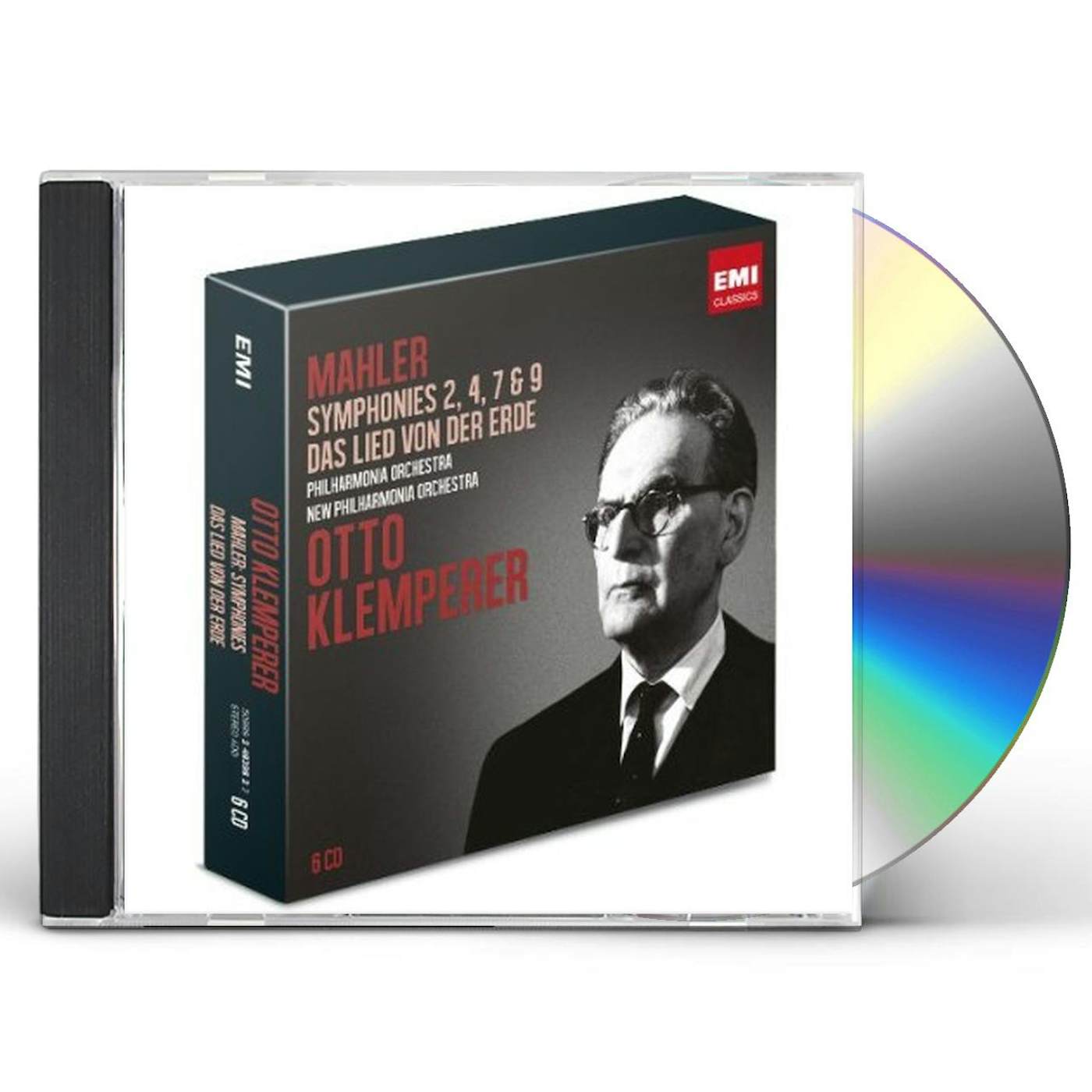 Otto Klemperer MAHLER: SYMPHONIES 2 4 7 & 9 CD
