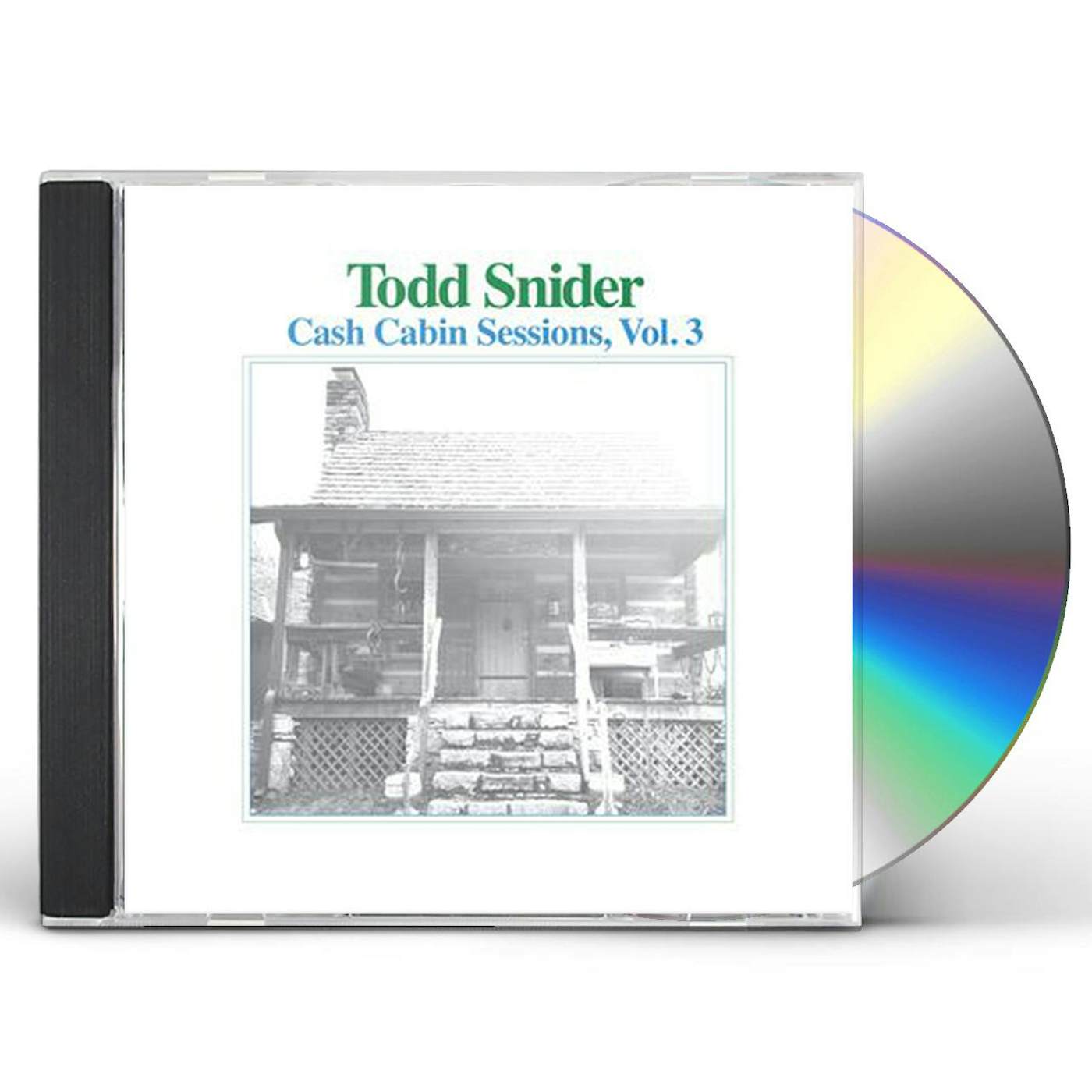 Todd Snider CASH CABIN SESSIONS, VOL. 3 CD