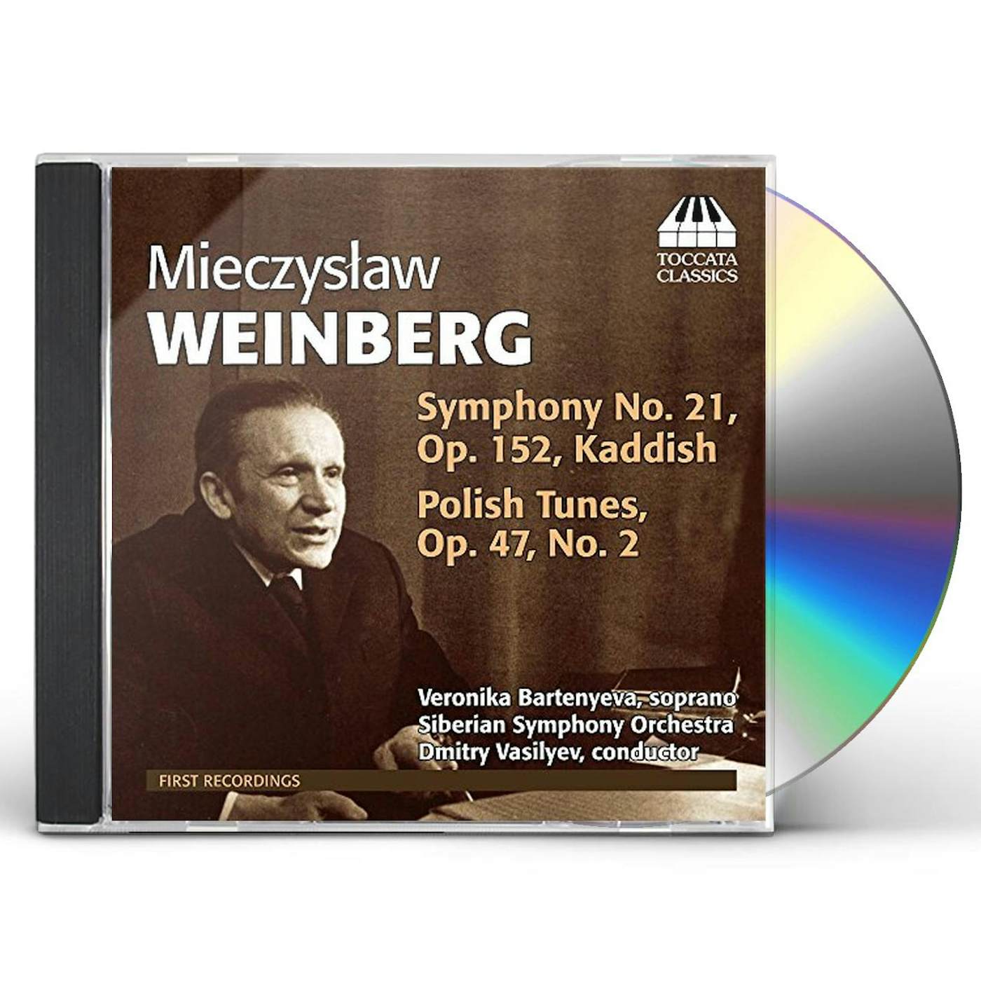 Weinberg SYM 21 KADDISH & POLISH TUNES CD