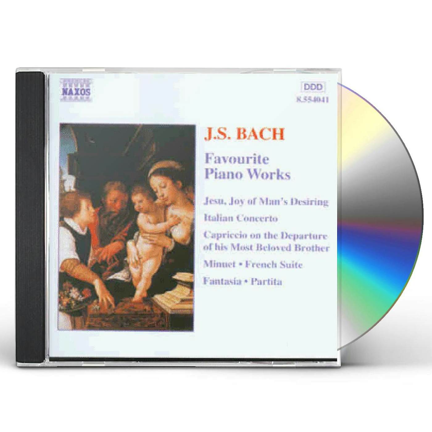 Johann Sebastian Bach FAVORITE PIANO WORKS CD