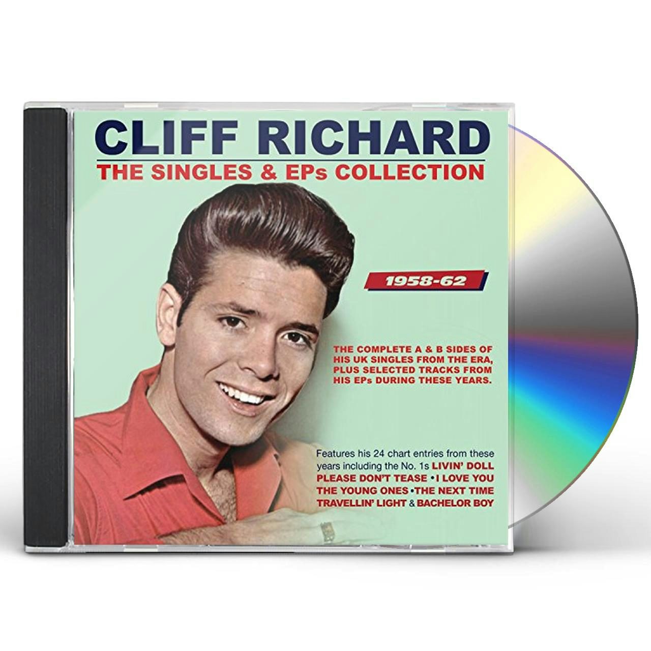 Cliff Richard SINGLES EPS COLLECTION 1958 62 CD