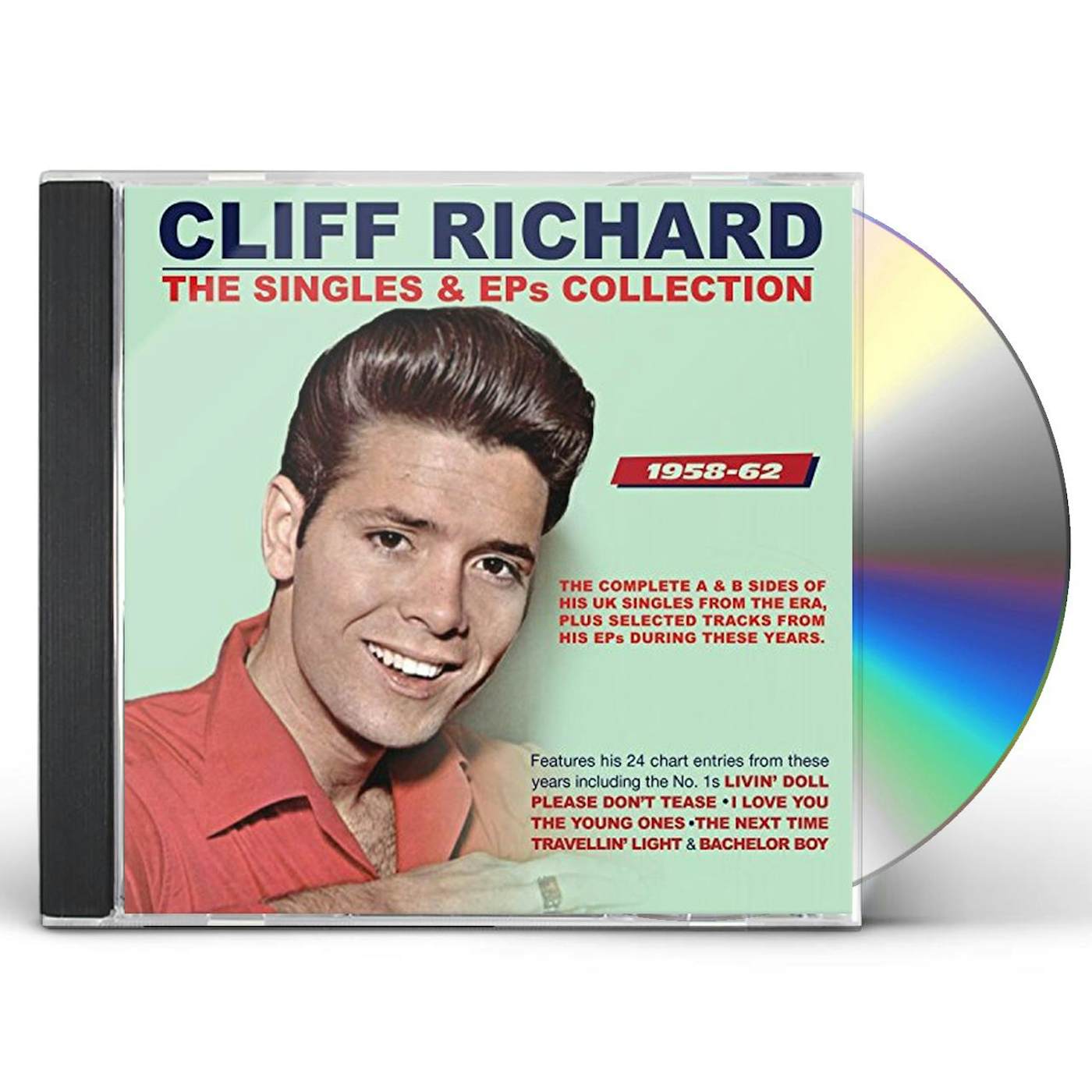 Engager Gå forud dannelse Cliff Richard SINGLES & EPS COLLECTION 1958-62 CD