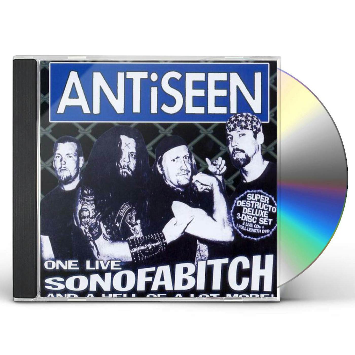 Antiseen ONE LIVE SONOFABITCH & A HELL OF A LOT MORE CD
