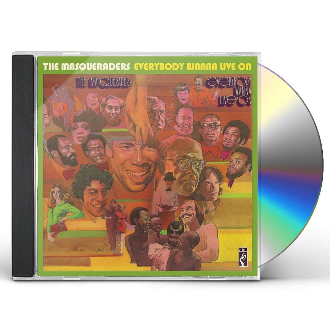 The Masqueraders EVERYBODY WANNA LIVE ON CD