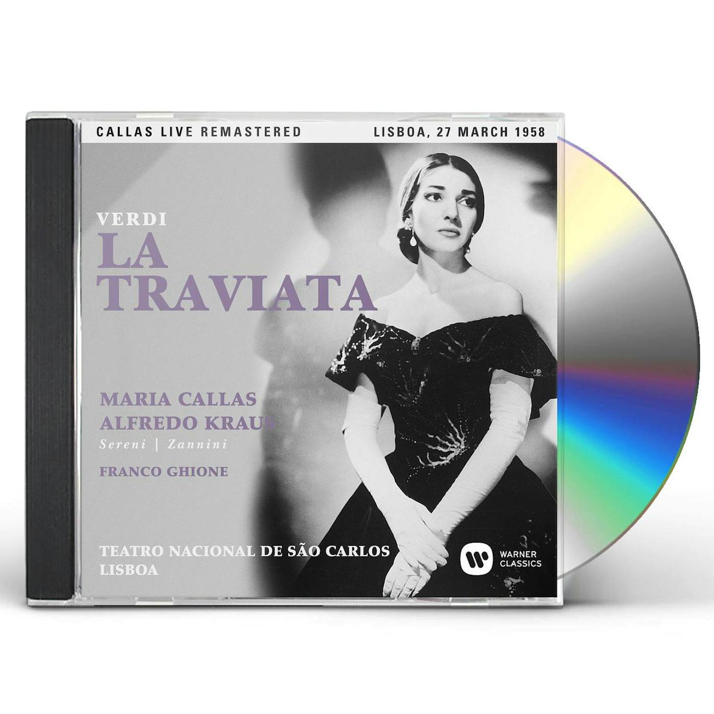 Maria Callas VERDI: LA TRAVIATA (LISBOA 27/03/1958) CD