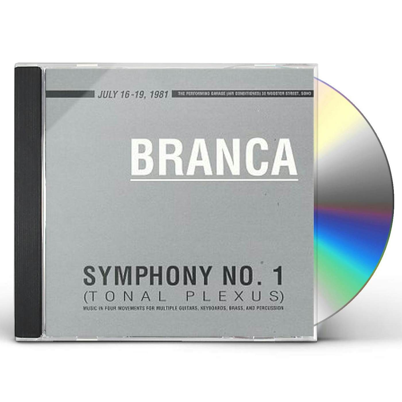 Glenn Branca SYMPHONY 1 (TONAL PLEXUS) CD
