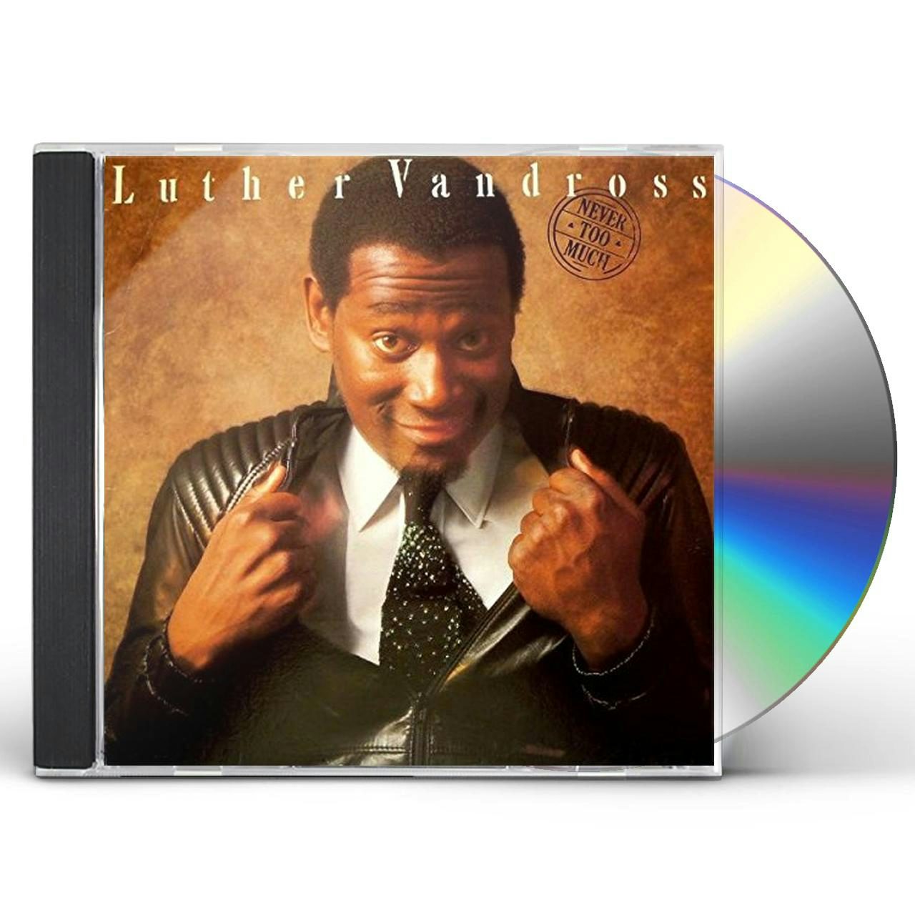 Luther Vandross NEVER TOO MUCH CD