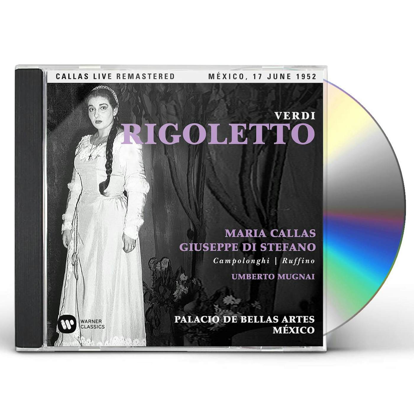Maria Callas VERDI: RIGOLETTO (MEXICO 17/06/1952) CD