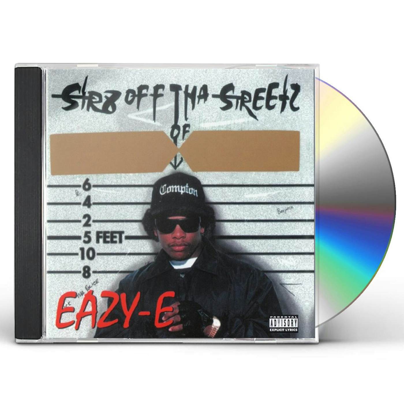 Eazy-E STR8 OFF THA STREETZ OF MUTHAPHUKKIN COMPTON CD